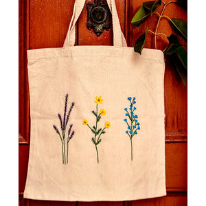 Embroidered Canvas Tote Bags