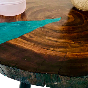 irregular Tri Resin Art Coffee Table