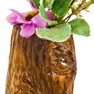 Wooden Design Vase