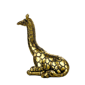 Golden Giraffe Sculpture