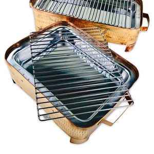 Royal hammered Barbecue Charcoal Grill ( Copper )