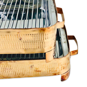 Royal hammered Barbecue Charcoal Grill ( Copper )