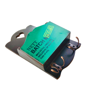 Decorative wall quotation & Pocket with Key Hooks (Sea Green)