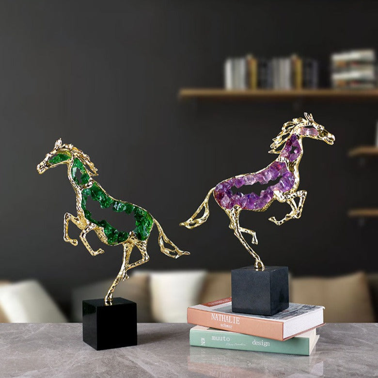 Amos Robinson Horse Ornaments