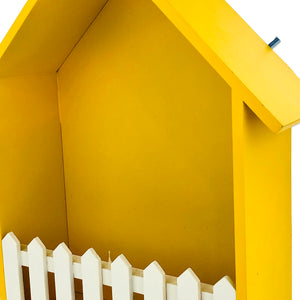 Large Yellow Hut Design Wall Mounted Storage