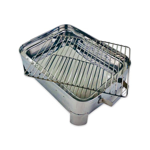 Royal hammered Barbecue Charcoal Grill ( Silver )