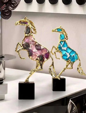Amos Robinson Horse Ornaments
