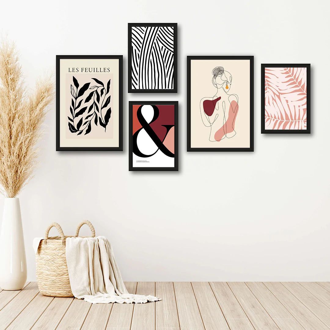ABSTRACT STATE FRAMED WALL GALLERY SET