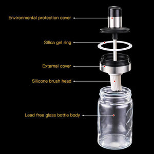 Transparent Seasoning Condiment Bottle (Set of 3)