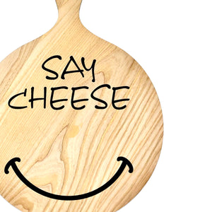 Stay Cheese Wooden Wall Quotation