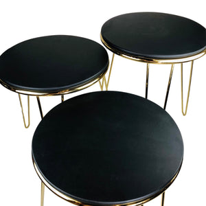 Black Nesting Coffee Table (Set of 3)