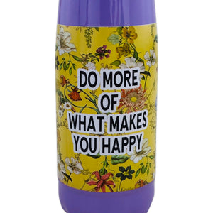 Kleeyo Colorful Glass Bottles With Quotation