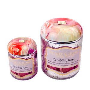 H&H Rambling Rose Jar Candle