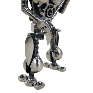 Metal Ghost Robot Statue