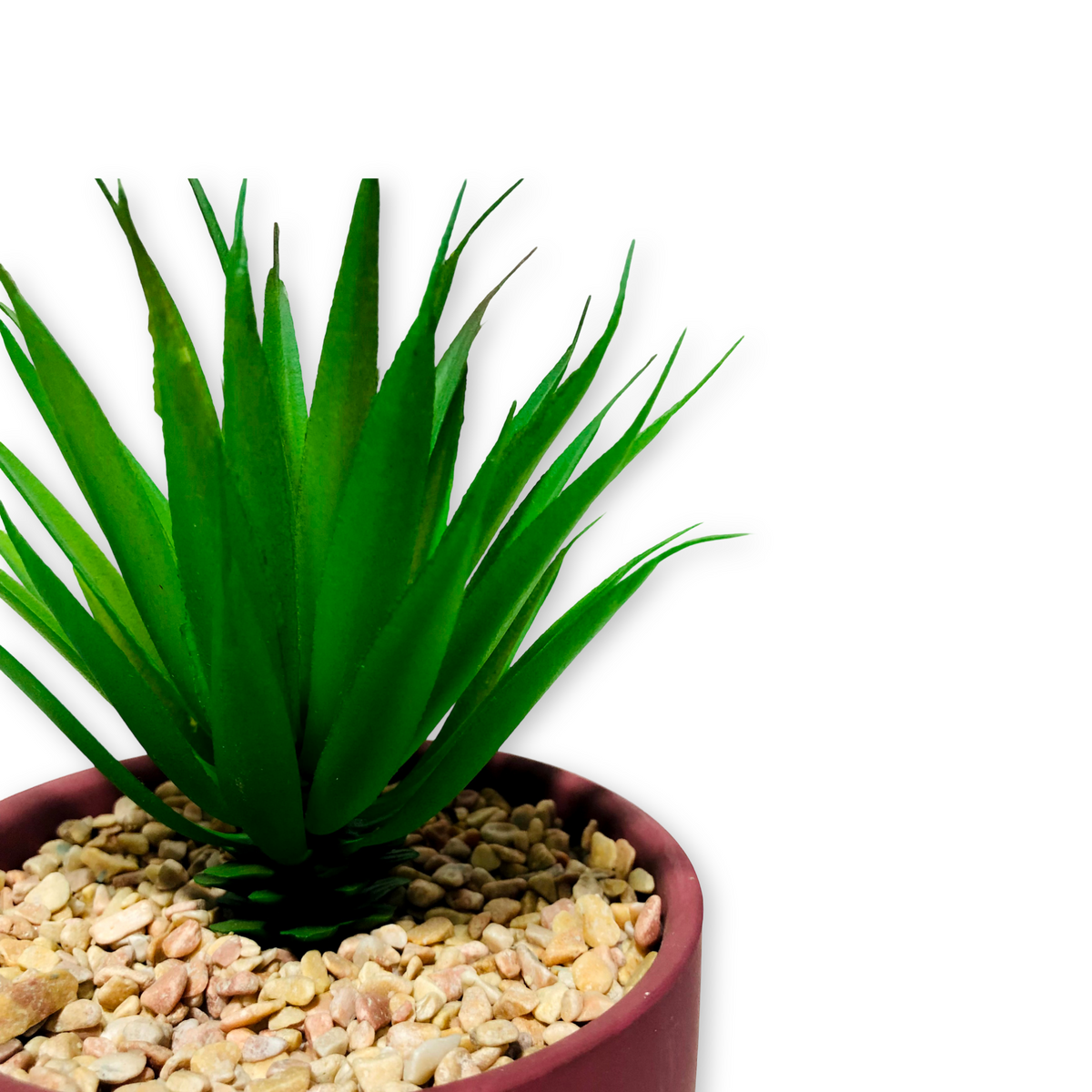 Nice Maroon Planter With Stand