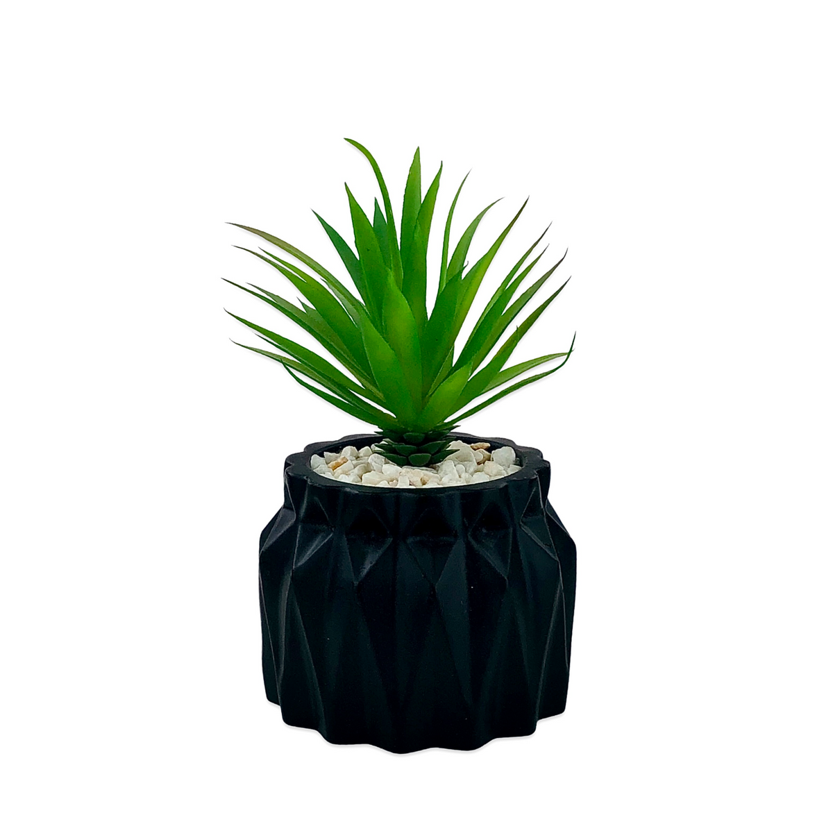 Matt Black Tri texture Pots Planter