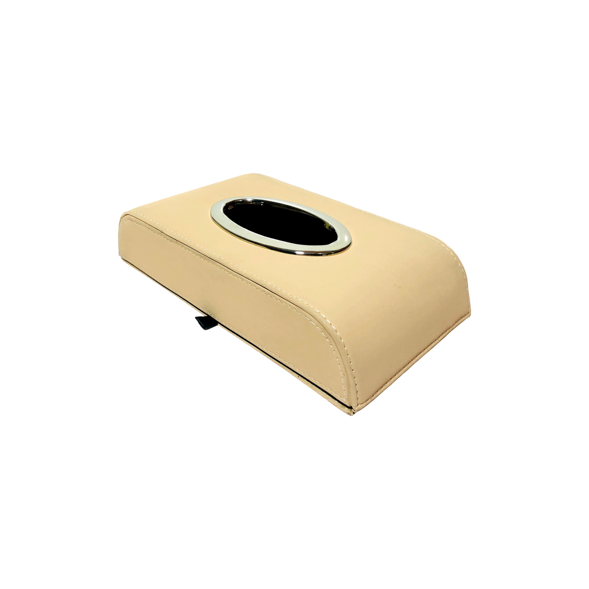 Leather Tissue Box (Beige)