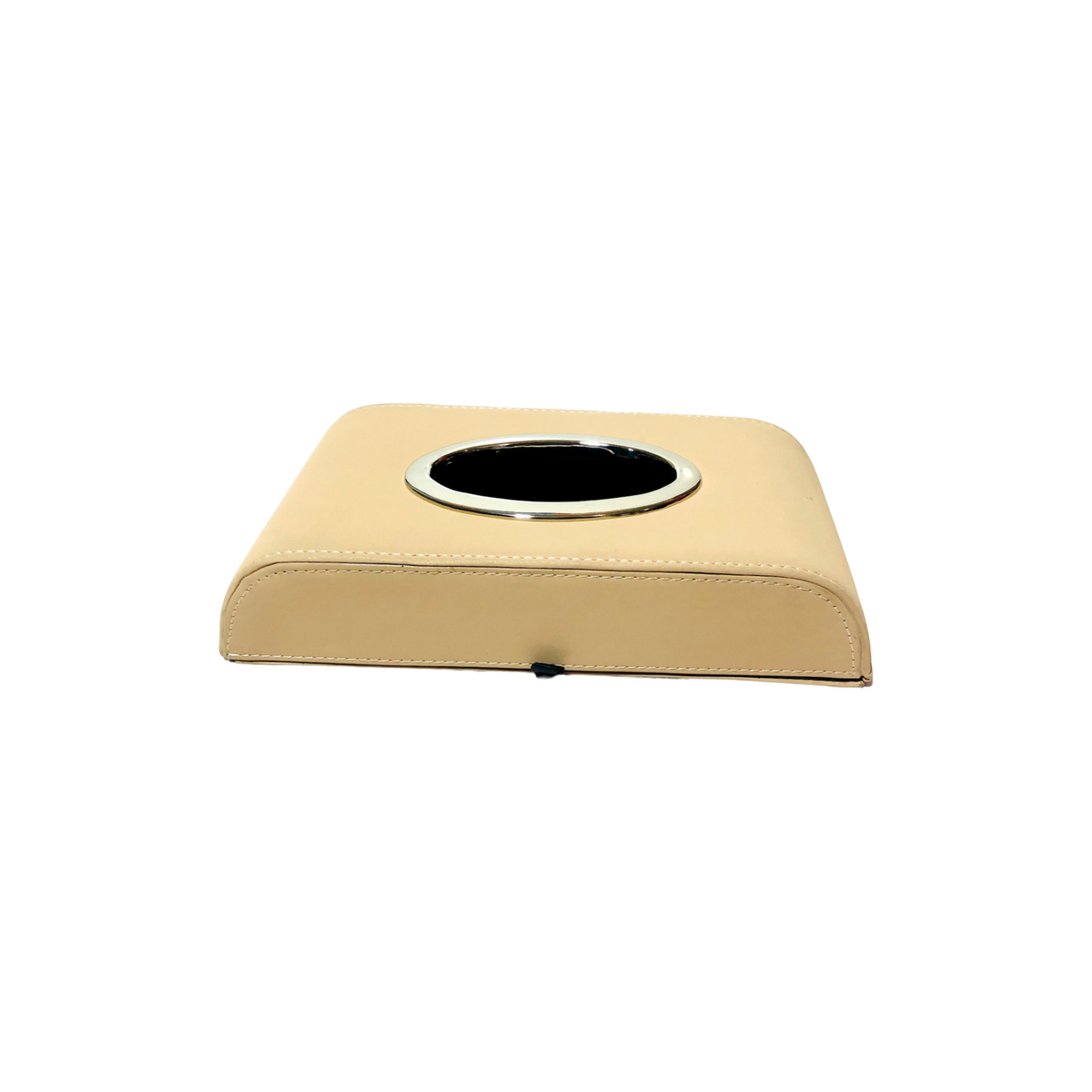Leather Tissue Box (Beige)