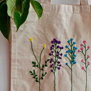 Embroidered Canvas Tote Bags