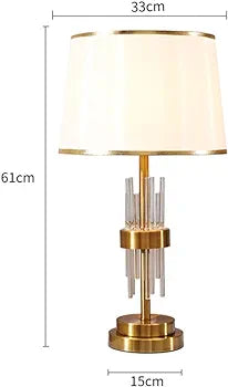 Crystal Tube Table Lamp (Pair)