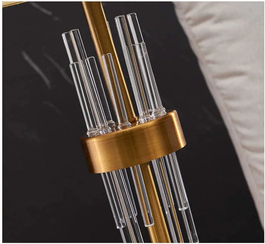 Crystal Tube Table Lamp (Pair)