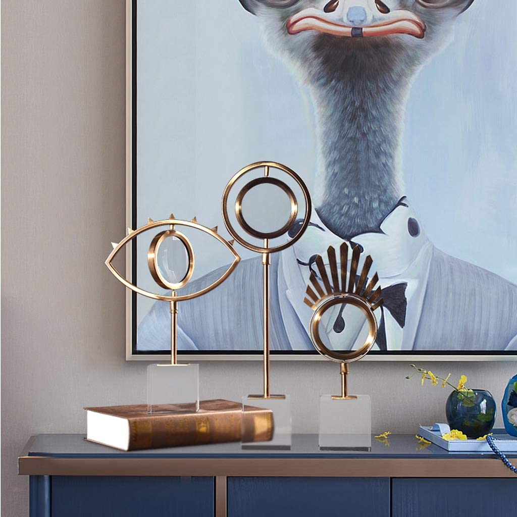 Golden Eye Magnifier Décor Ornaments
