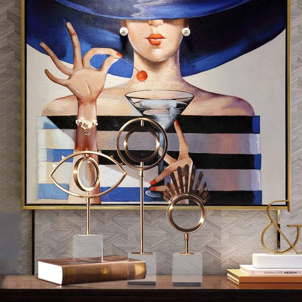 Golden Eye Magnifier Décor Ornaments