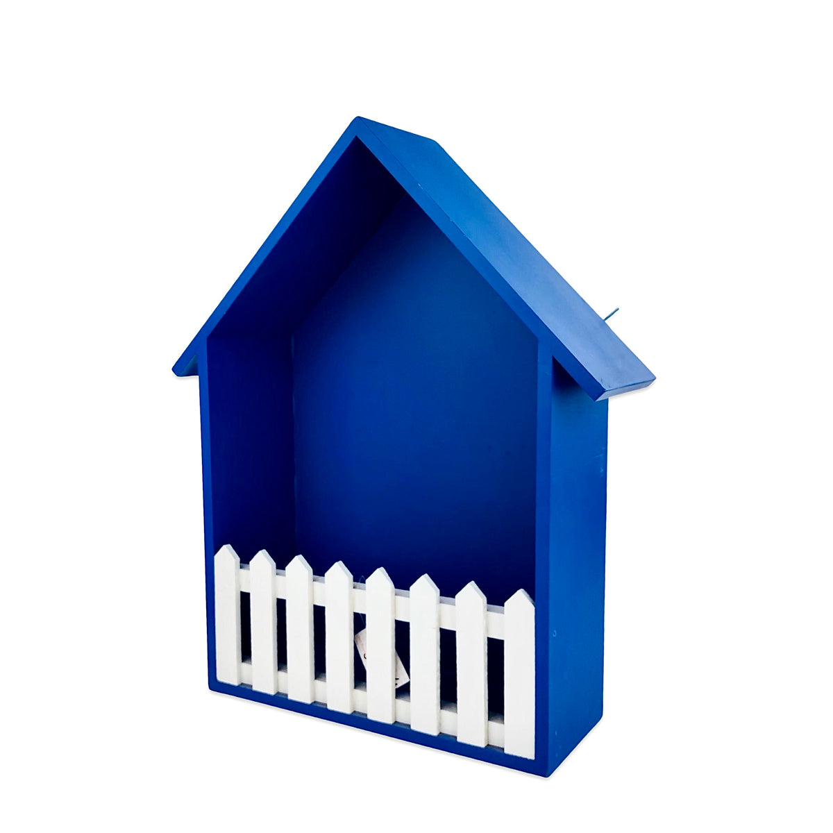 Large Blue Hut Design Wall Mounted Storage
