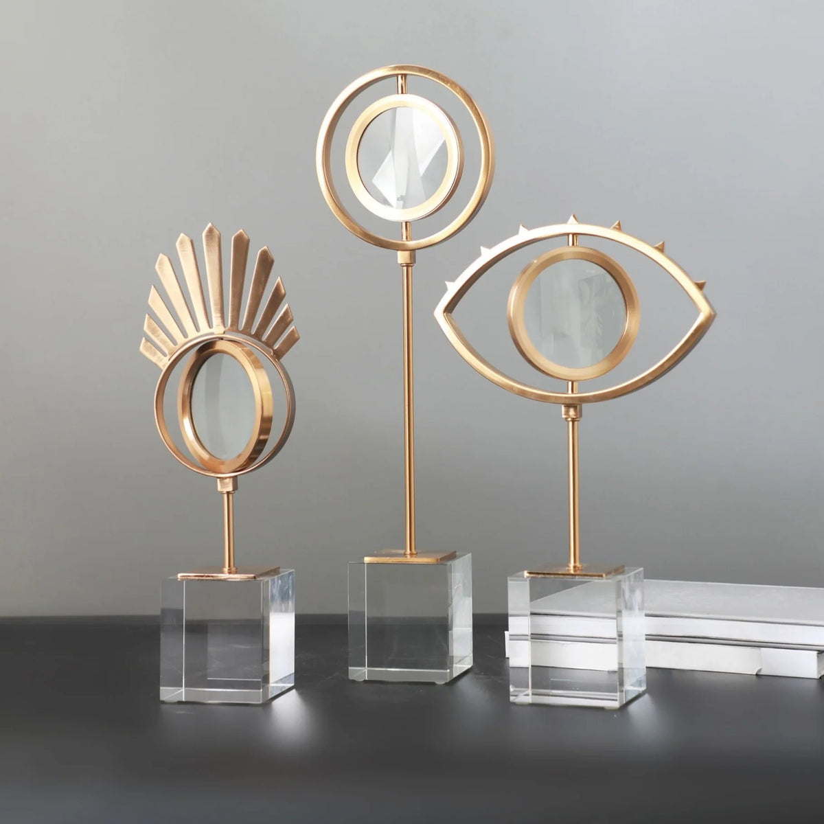 Golden Eye Magnifier Décor Ornaments