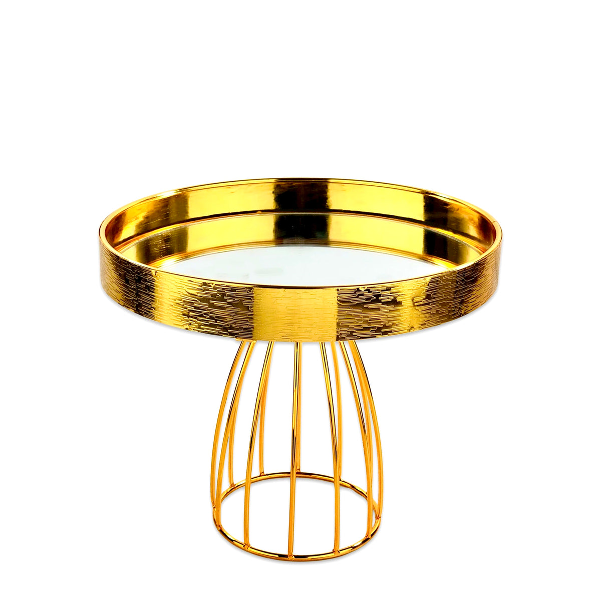 Moroccan Mirror Trays with Stand