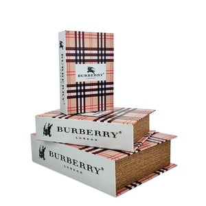 Burberry Book Storage Box (Set of 3)