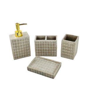 Block Lines Bathroom Set