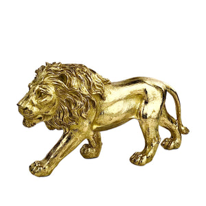 Golden Lion Sculpture