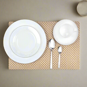 Braided Textured Plastic Place-mat (Set of 2)