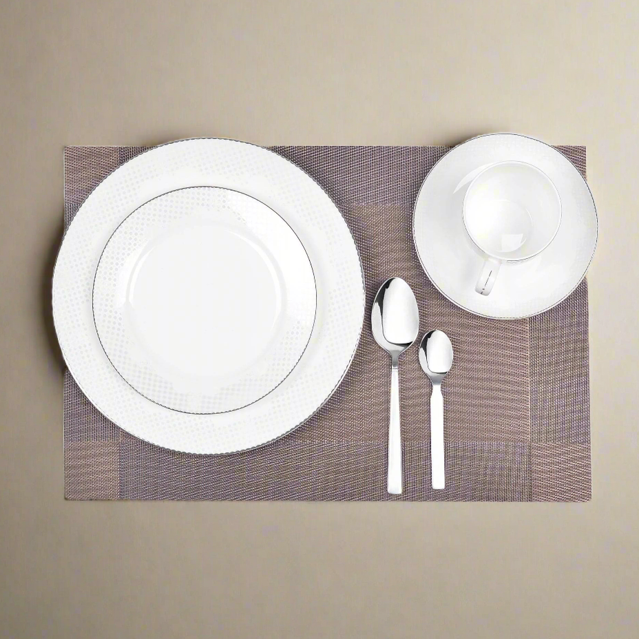 Textured Plastic Place-mat   (Set of 2)