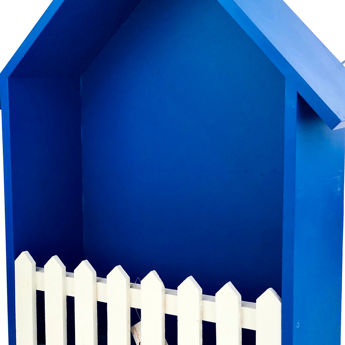 Large Blue Hut Design Wall Mounted Storage