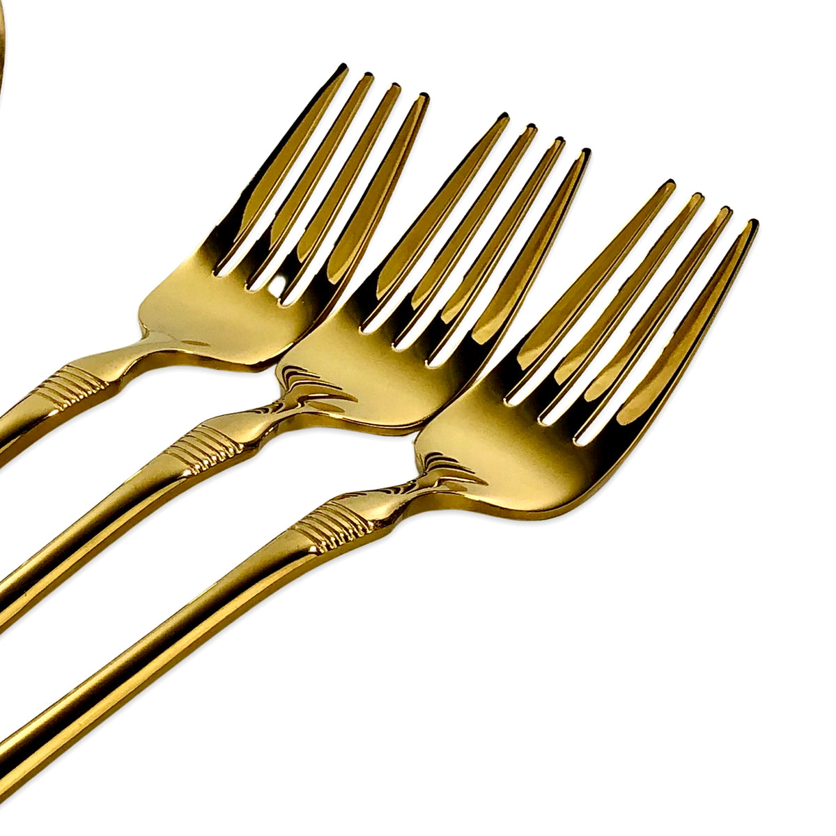 Premium Golden Cutlery Set (Set of 24)