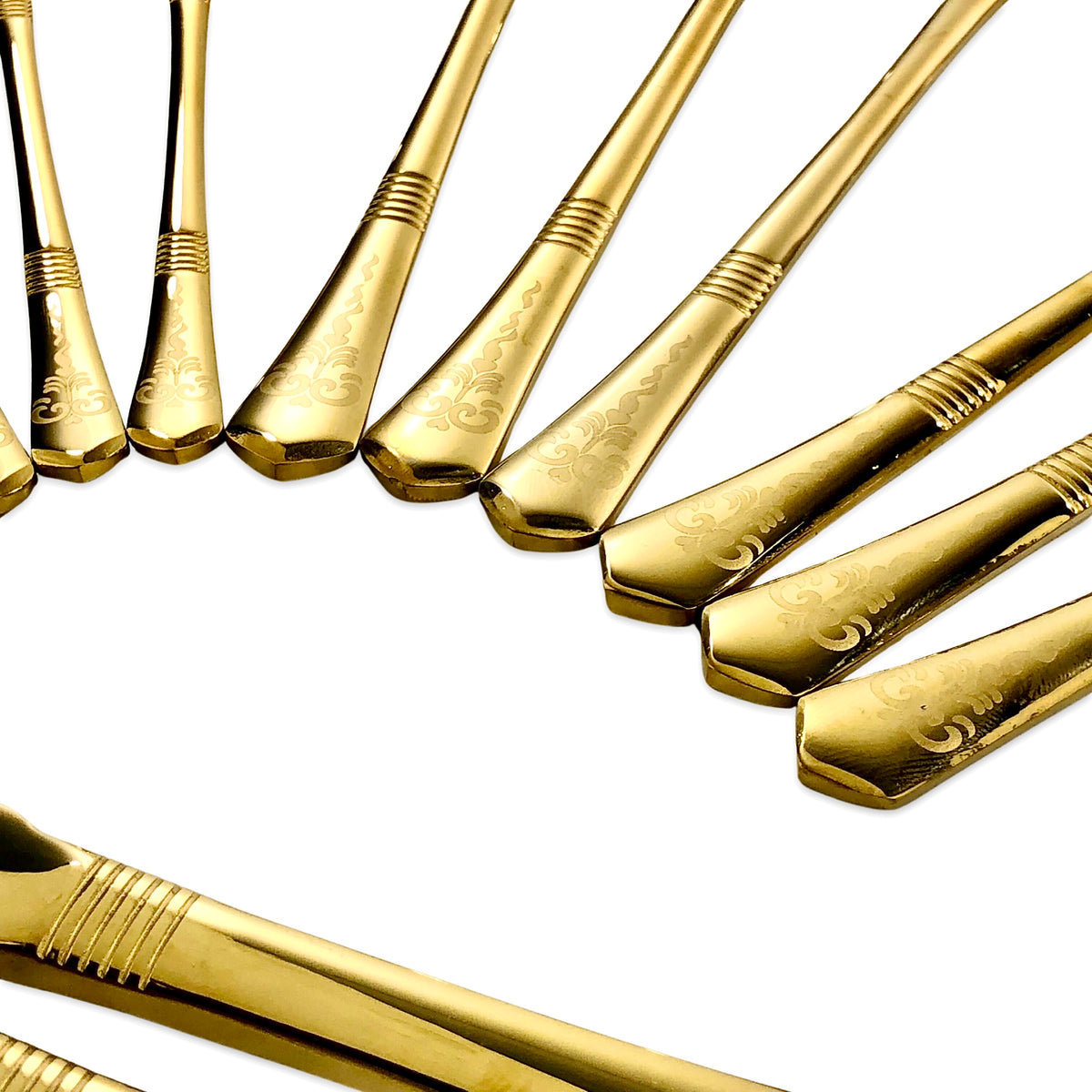 Premium Golden Cutlery Set (Set of 24)