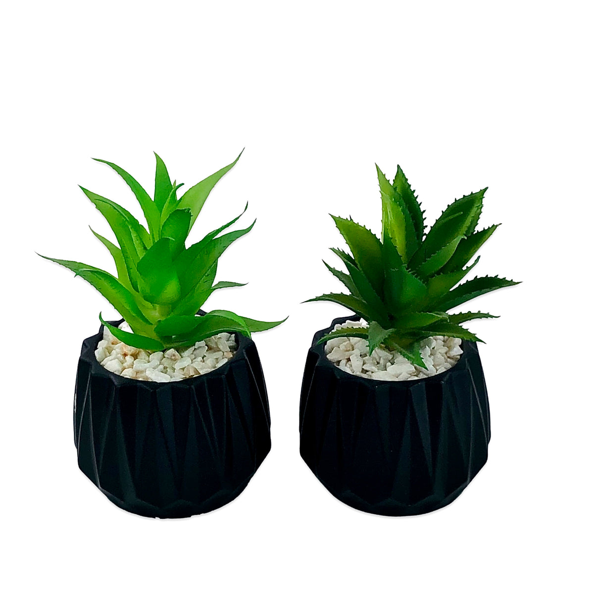 Matt Black Tri texture Pots Planter