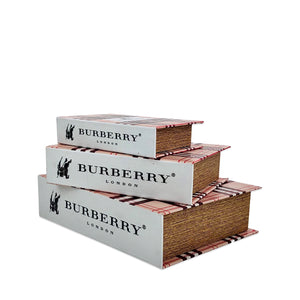 Burberry Book Storage Box (Set of 3)