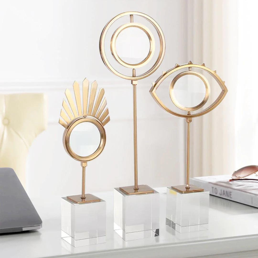 Golden Eye Magnifier Décor Ornaments