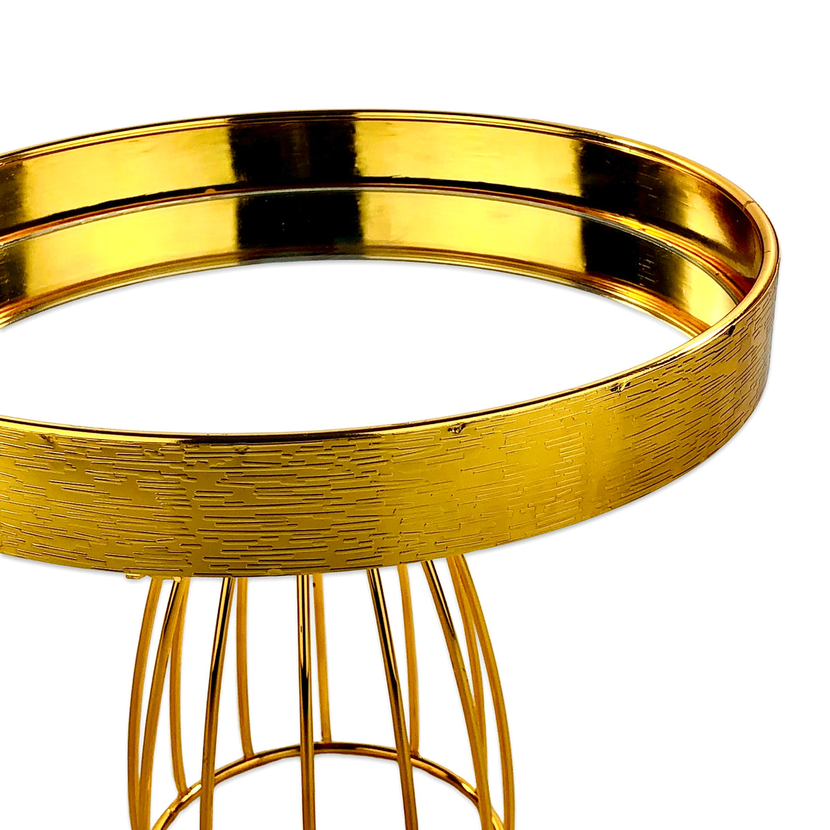 Moroccan Mirror Trays with Stand