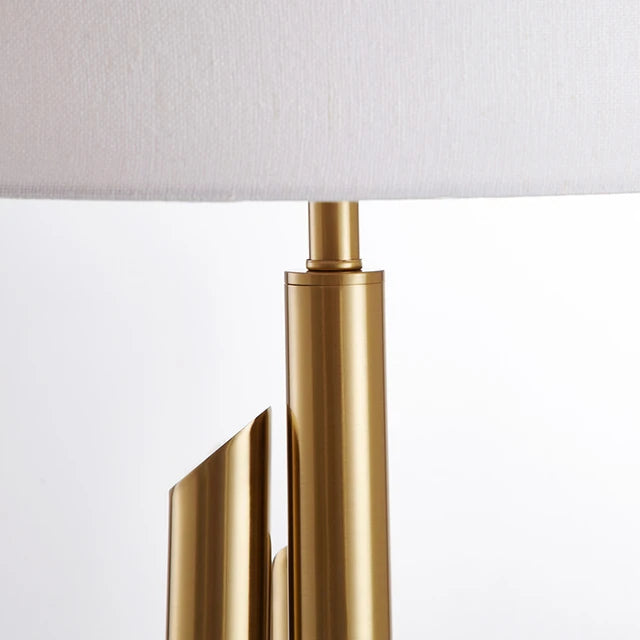 Modern Table Lamp With Metal Base  (Pair)