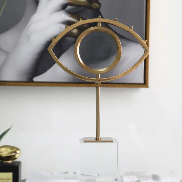 Golden Eye Magnifier Décor Ornaments