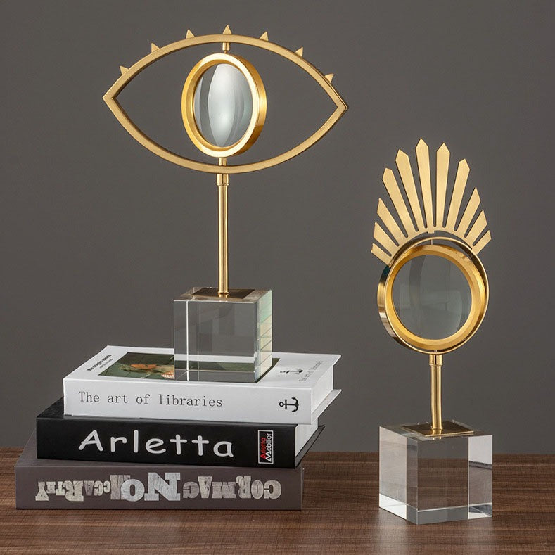 Golden Eye Magnifier Décor Ornaments
