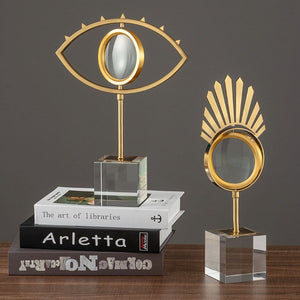Golden Eye Magnifier Décor Ornaments