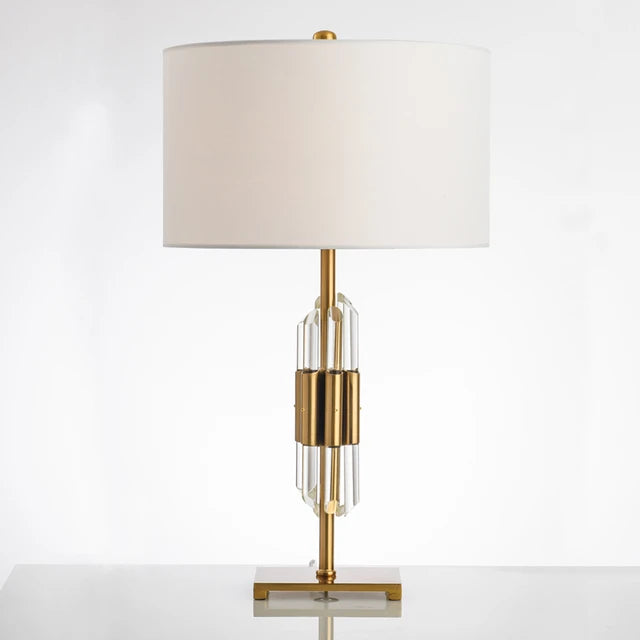 American Minimalist Glass Rod Lamp (Pair)