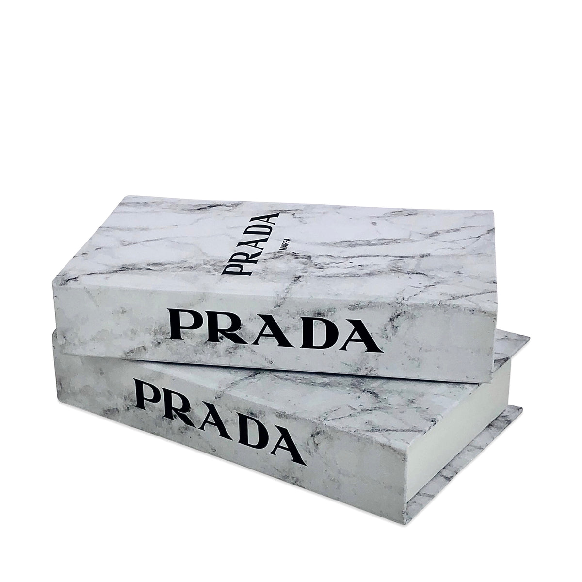 Gray & White Texture Book Storage Box