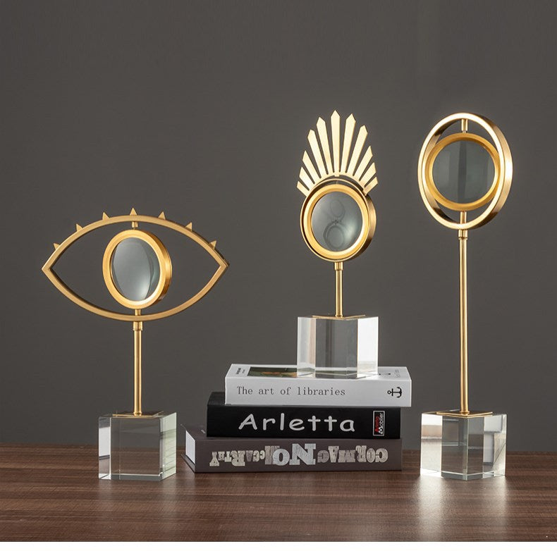 Golden Eye Magnifier Décor Ornaments
