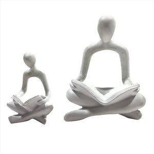 Studding Resin Statues (White)